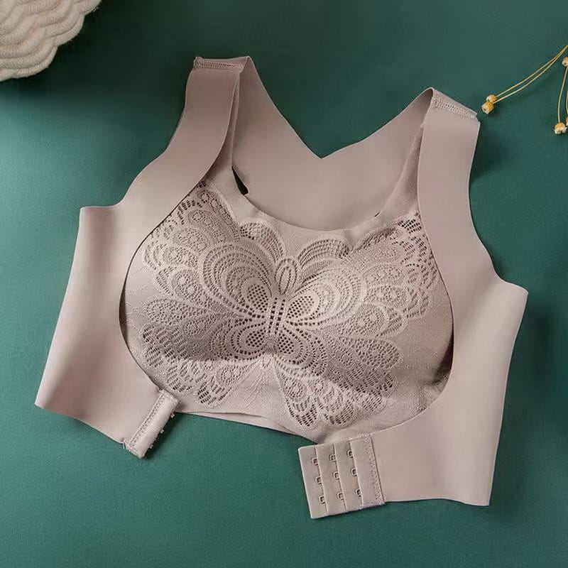 Butterfly wings High Quality Too Soft & Comfortable Push Up Removable Padded full Back Support Sports Bra