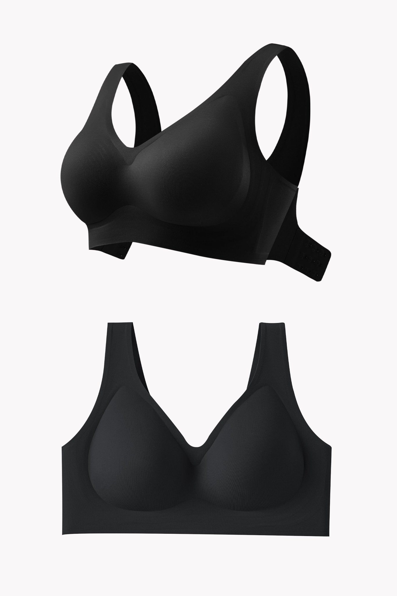 Buy 1 Get 1 FREE   Easy Pieces™️ Curvy Embrace Seamless Wire-Free Support Bra