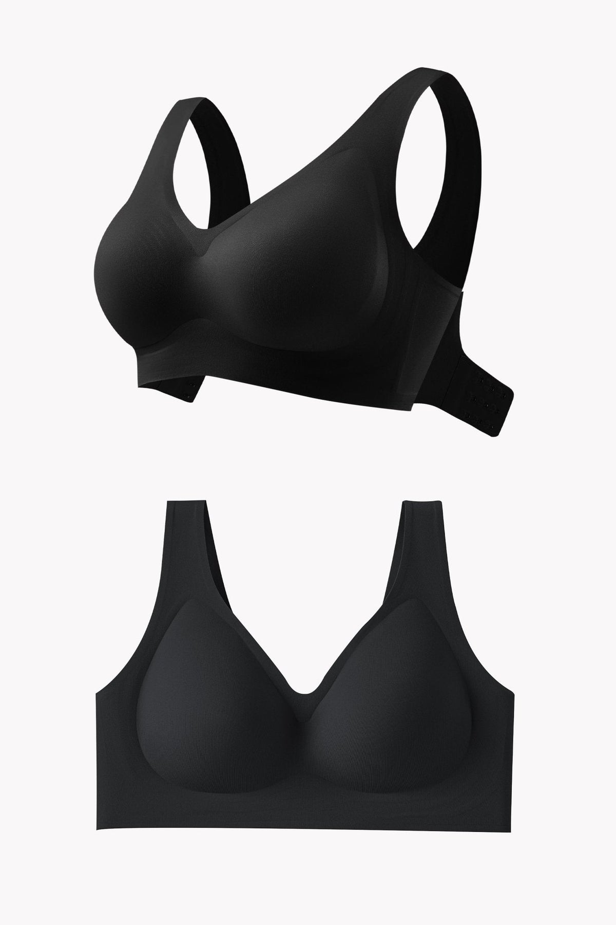 Buy 1 Get 1 FREE   Easy Pieces™️ Curvy Embrace Seamless Wire-Free Support Bra