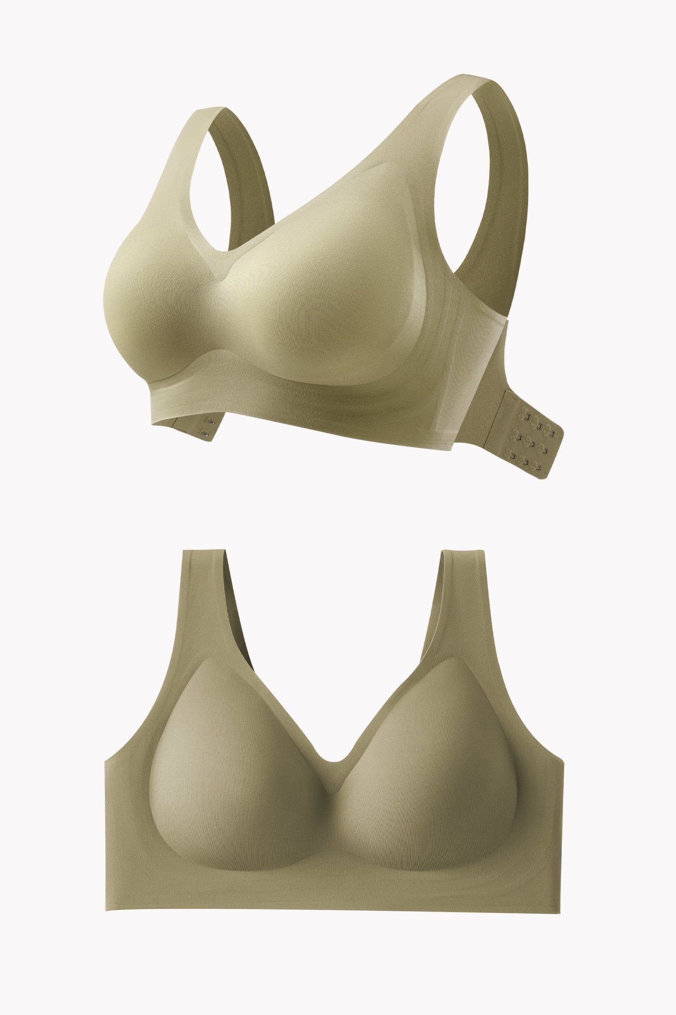 Buy 1 Get 1 FREE   Easy Pieces™️ Curvy Embrace Seamless Wire-Free Support Bra