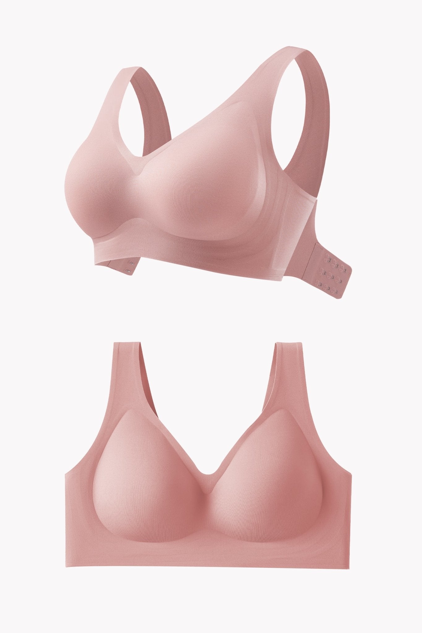 Buy 1 Get 1 FREE   Easy Pieces™️ Curvy Embrace Seamless Wire-Free Support Bra