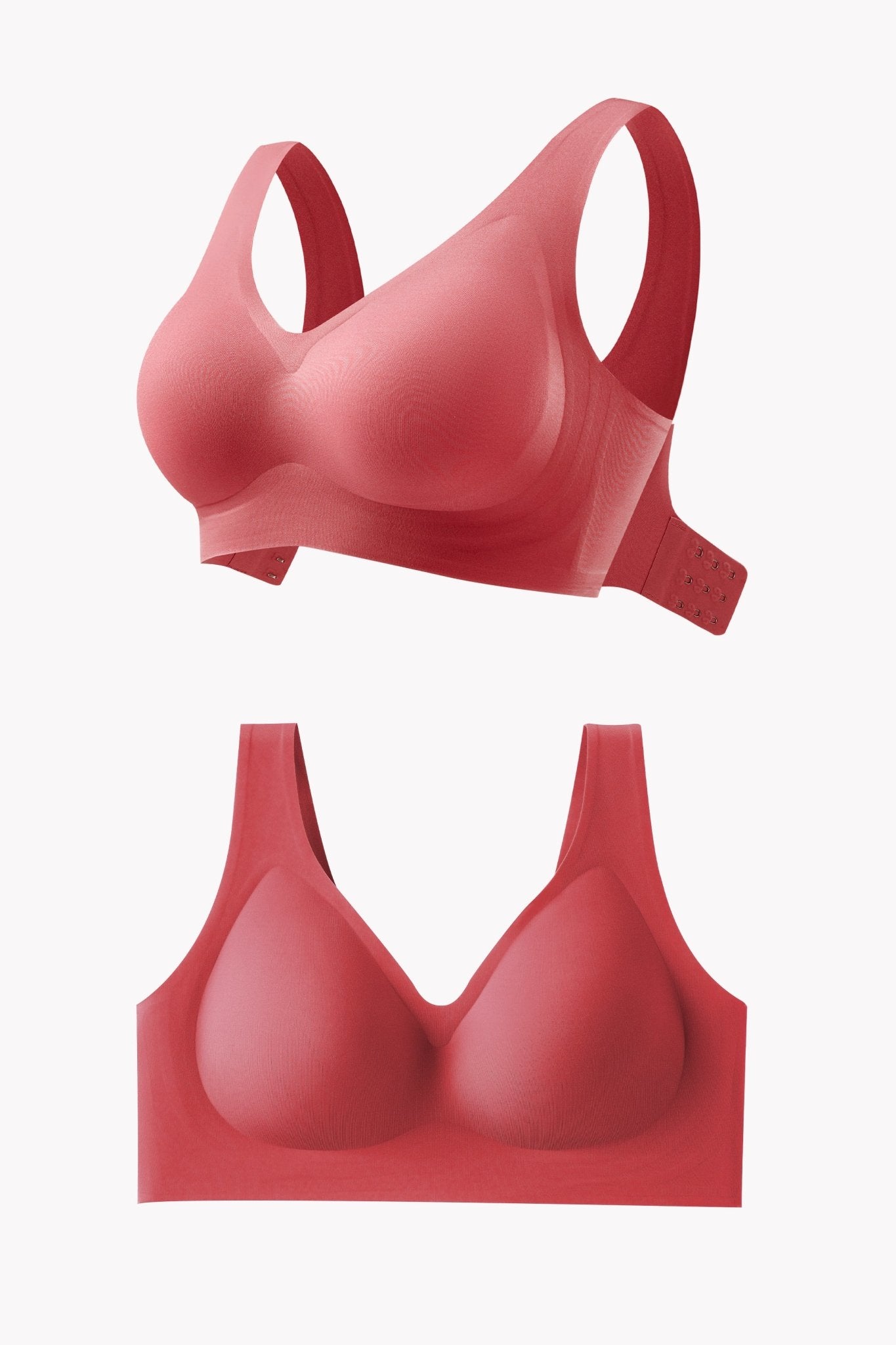 Buy 1 Get 1 FREE   Easy Pieces™️ Curvy Embrace Seamless Wire-Free Support Bra