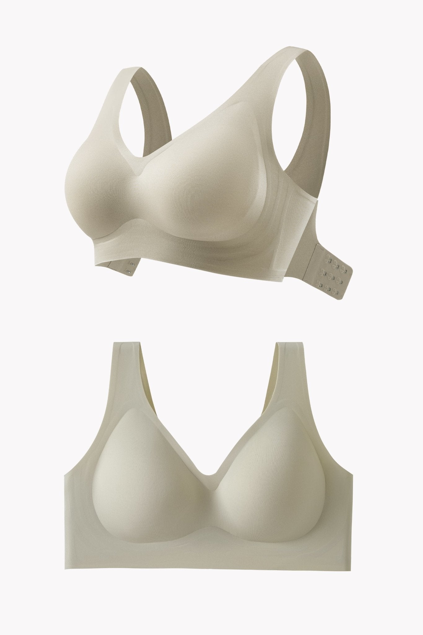 Buy 1 Get 1 FREE   Easy Pieces™️ Curvy Embrace Seamless Wire-Free Support Bra